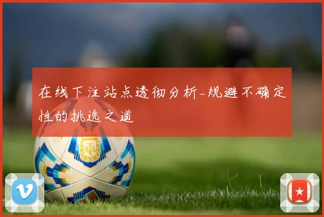 在线下注站点透彻分析_规避不确定性的挑选之道